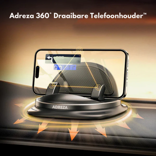 Adreza 360° Draaibare Telefoonhouder| Comfortabel en Handsfree Rijden