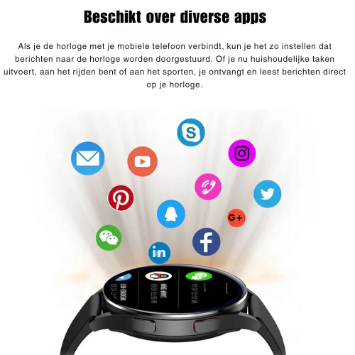 Adreza Smartwatch™ | Heart Rate and Blood Pressure Monitoring with Apps 