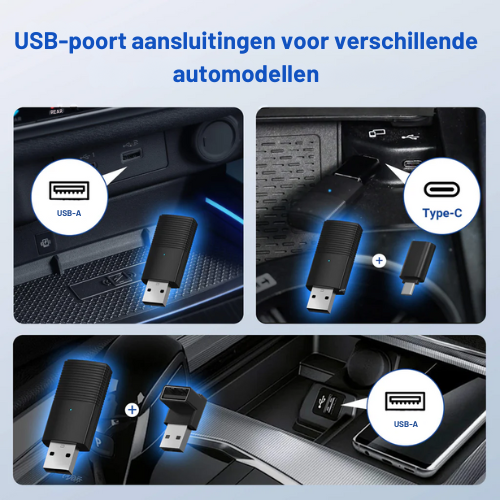 Adreza Draadloze USB Carplay™| Geniet van Draadloze Carplay In Je Auto