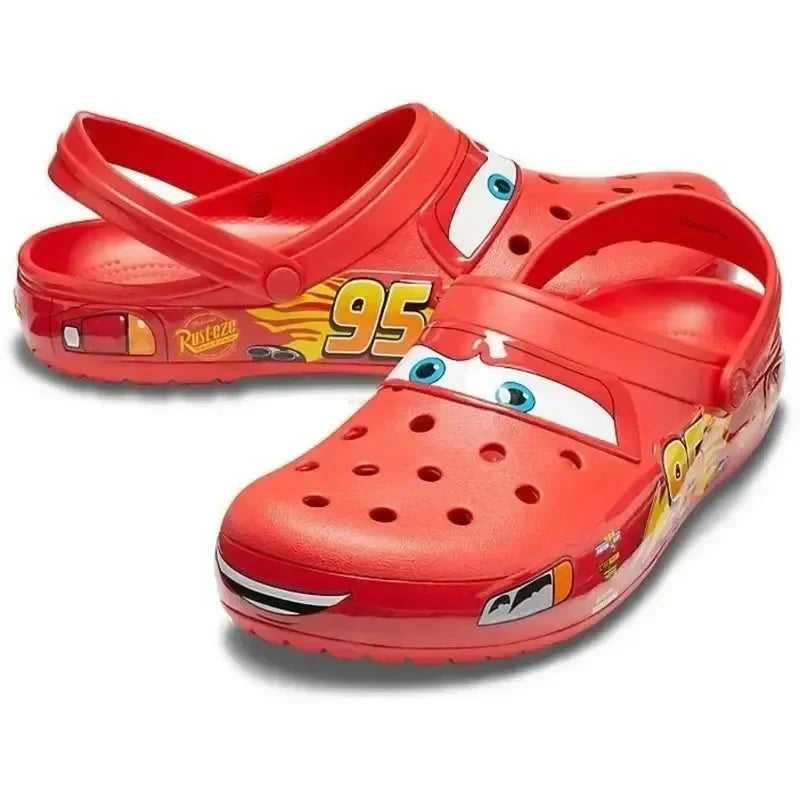 Adreza - Cars Mcqueen Crocs - Met Antislip Zolen