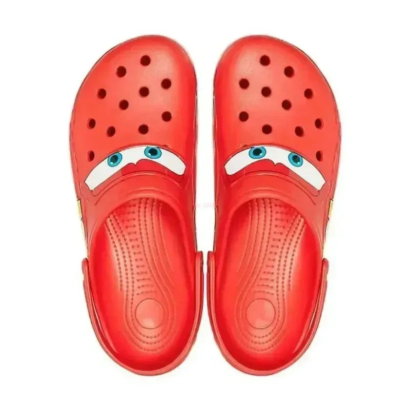 Adreza - Cars Mcqueen Crocs - Met Antislip Zolen