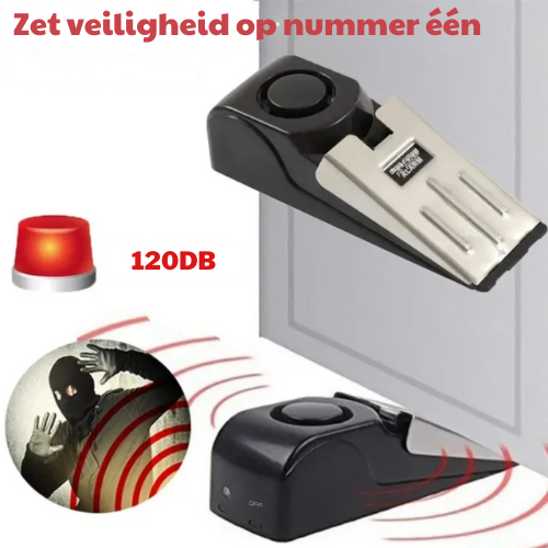 Adreza Doorstop Alarm™| Schrik Inbrekers Af