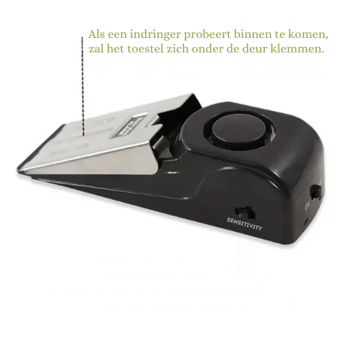 Adreza Doorstop Alarm™| Schrik Inbrekers Af